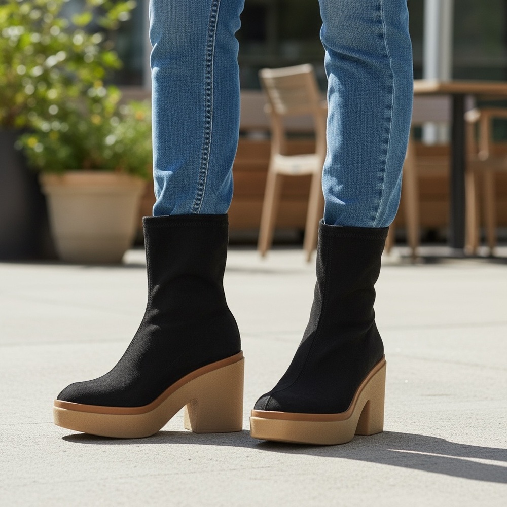 Free People Gigi Ankle Boot | Black Suede | Size 7 / 37
✨ MSRP: $228